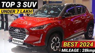 Best SUV Under 7 Lakh In India  Top 3 SUV Under 7 Lakh Budget India 2024