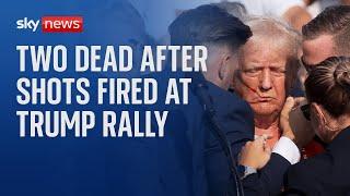 BREAKING Shooter and audience member dead after shots fired at Trump rally
