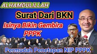 Surat Terbaru BKN Bikin Gembira Peserta PPPK BKN Permudah Syarat Penetapan NIP PPPK Guru