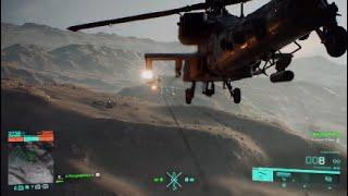 Battlefield 2042 AH-64 Apache Gameplay Conquest on El Alamein 71 Kills 4K UHD