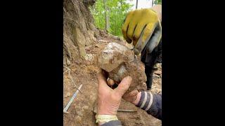 Man finds Huge Herkimer Diamond