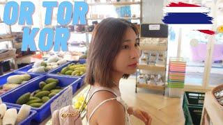 Or Tor Kor Market Outdoor Food Bangkok Thailand 2023    