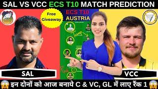 SAL vs VCC Dream11 Prediction   SAL vs VCC Dream11 Prediction Today Match ECS T10Fantasy Cricball