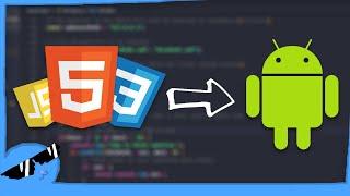 how to build an android app using HTML CSS JS html to apk