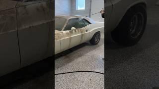 Pressure Washing a Dirty MUSCLE Car