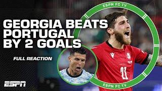 FULL REACTION Georgia make Round of 16 after win vs. Portugal  ESPN FC