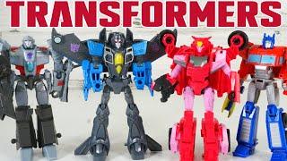 Transformers Earthspark Warrior Class Wave 1 SkyWarp and Elita 1 Collection