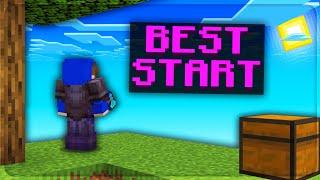 The Best Start In Minecraft Skyblock  AkumaMC