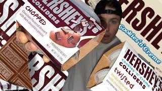 NEW HERSHEYS COLLIDERS DESSERT CUPS CHOPPED + TWISTED   TASTE + REVIEW