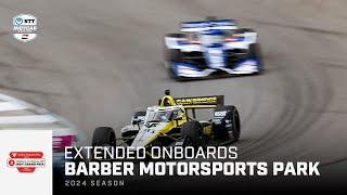 Extended Onboards  2024 Childrens of Alabama Indy Grand Prix at Barber  INDYCAR SERIES