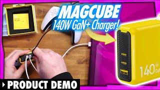 BIG WATTS small package ️ 140W GaN+ MagCube charger from AOHI