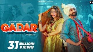 Gadar Official Video  Sapna Choudhary  Jaivir Rathee  Raj Mawar  Ashu Twinkle  Haryanvi Song