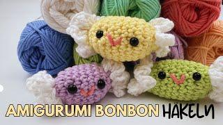 Super einfaches und kleines Häkelprojekt -  Niedliches Amigurumi Bonbon häkeln