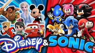 DISNEY ​ VS  SONIC TEAM FITNESS  RACES BRAIN BREAK  Just Dance and exercise for kids