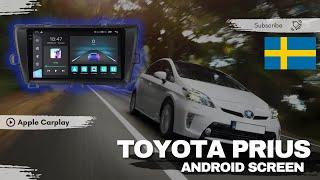 Toyota Prius Android head unit Upgrade Apple Carplay Install