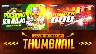 Make This Awesome  Gaming Live Stream Thumbnail on Android  BGMI Live Stream Thumbnail Tutorial