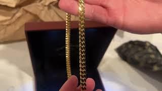 Unboxing Daniel Jewelry Inc 14k 7MM Miami Cuban Link Chain + 8MM Ring 