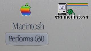 Dumpster dived Macintosh Performa 630 time for a look. #MARCHintosh