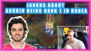 Jankos About AGURIN Being RANK 1 in Korea