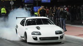 Toyota Supra sprints 387kmh in 6.05 sec E.Kanoo Racing.