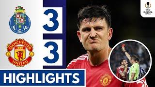 Porto vs Man United 3-3 Highlights - Europa League 24-25