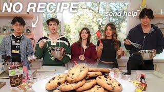 Hype House Bakes Cookies WITHOUT A Recipe Cooking Challenge