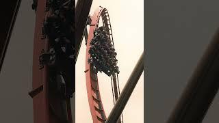 Is Iron Menace Your Favorite Dive Coaster? #rollercoaster #amusementpark
