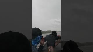 She’s Stormy out here ️️️ #fishing #australia #storm #flood #fyp #survival #hunting #rain #river