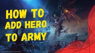 How to add Hero to Army Warhammer 32024 Tutorial