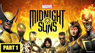 Marvels Midnight Suns PS5 Full Game Walkthrough - Part 1 The Awakening 4K 60FPS