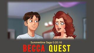 Summertime Saga 0.20.16 Update -  Becca Quest Gameplay