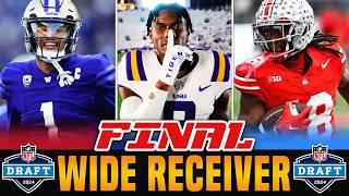 Top Wide Receivers in the 2024 NFL Draft  WR Rankings