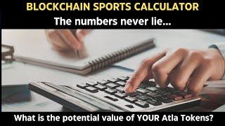 Blockchain Sports Calculator  Champion & Legend Pool Calculator  Your Atla Token Potential Value