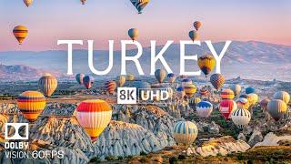 TURKEY 8K Video Ultra HD With Soft Piano Music - 60 FPS - 8K Nature Film