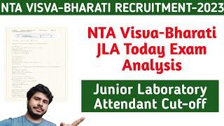 NTA Visva Bharati Junior Laboratory Attendant Exam ReviewJLA Cut OffJobless Family