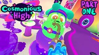 Cosmonious High Ep.1 Highschool Simulator... IN SPAAACE VR gameplay no commentary