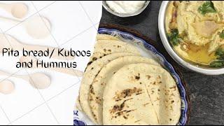 Pita Bread Recipe -How to make Pita Bread at Home without oven  Kuboos  Easy Classic Hummus Recipe