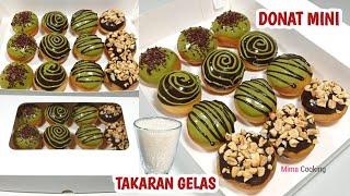 DONAT MINI TAKARAN GELAS COCOK UNTUK JUALAN  EMPUK DAN LEMBUT