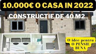 Cat costa sa construiești o casă in 2022. Suprafață 40 m2 un dormitor o baie sufragerie si bucătărie