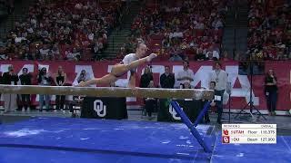 Audrey Davis Beam Oklahoma vs Utah 2023 9.900