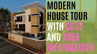 Cost and Area Information  Modern Building Design  Modern Exterior Design