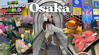 Osaka Vlog  Dotonbori Umeda Universal Studios BEST food 2024 