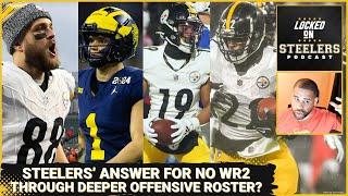 Steelers Answer to Avoid Major Trade for WR2 in Deeper Offensive Roster?  Young O-Line Ready?