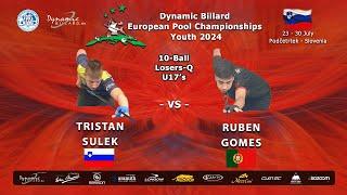 Day 3 Youth The 10-ball discipline Dynamic Billard European Pool Championships Youth 2024.