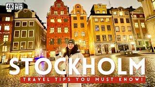 WHY WE LOVE STOCKHOLM Places to Visit Fun Things to Do Food You Must Try and Travel Tips 4K