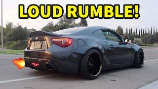 CRAZY Loud FRS Exhaust with UEL Subaru Rumble