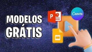 BAIXE CENTENAS DE MODELOS PRONTOS PARA POWERPOINT CANVA E GOOGLE SLIDES  GRÁTIS