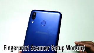 Samsung Galaxy M20  Fingerprint Scanner Setup & Working