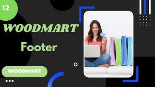 How to Customize Woodmart Footer  woodmart theme tutorial  Waqar Ahmed