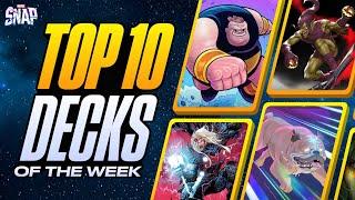 TOP 10 BEST DECKS IN MARVEL SNAP  Weekly Marvel Snap Meta Report #89